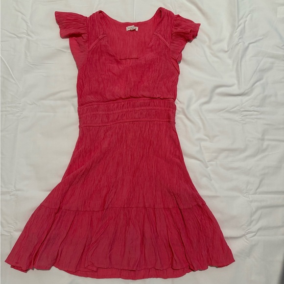 Blu Pepper Pink Ruffled Dress - Picture 1 of 4